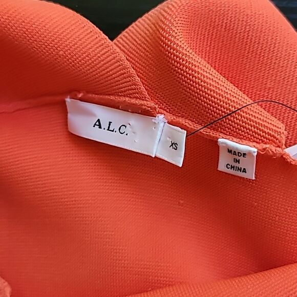 A.L.C Nwt Ali Orange Bandage Dressl - Picture 8 of 14